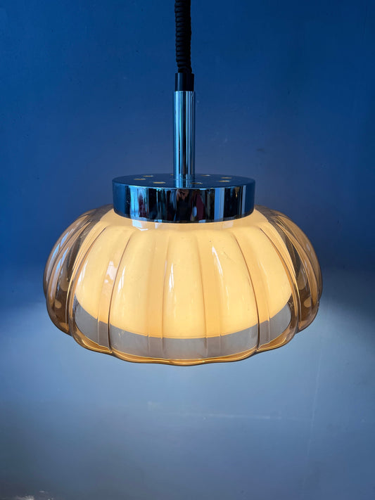 Mid Century Dijkstra Flower Space Age Pendant Lamp