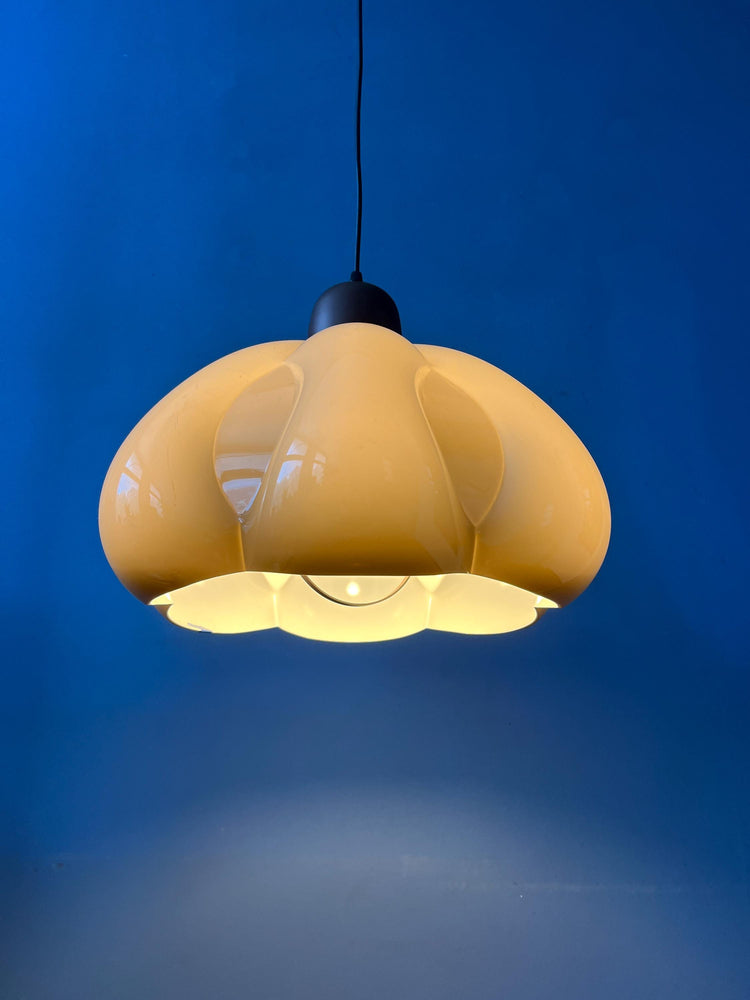 Mid Century Space Age Flower Pendant Lamp by Herda