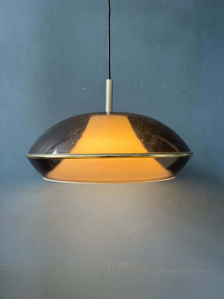 Vintage Space Age UFO Acrylic Glass Pendant Light