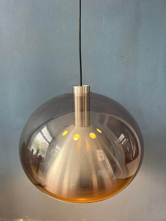 Mid Century Plexiglass Space Age Mushroom Hanging Lamp