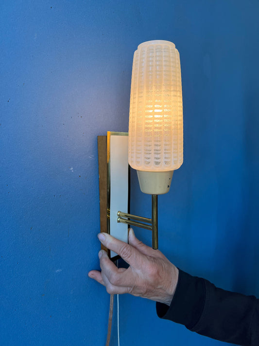 Mid Century Sconce - Glass Wall Lamp - Scandinavian Light Fixture