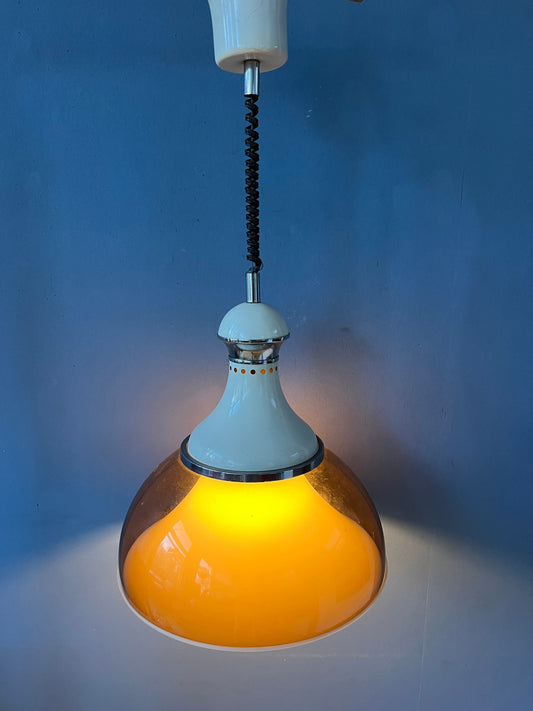 Vintage Stilux Milano Space Age Pendant Lamp