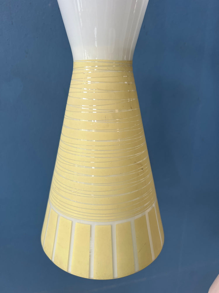 Mid Century 50s Cascade Glass Pendant Lamp