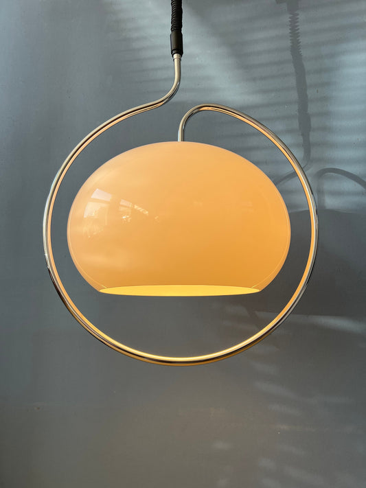 Mid Century Dijkstra Space Age Mushroom Pendant Lamp