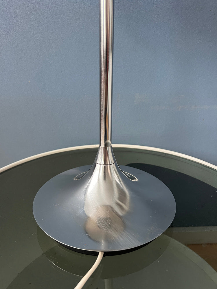 Retro Mid Century Beige Mushroom Table Lamp