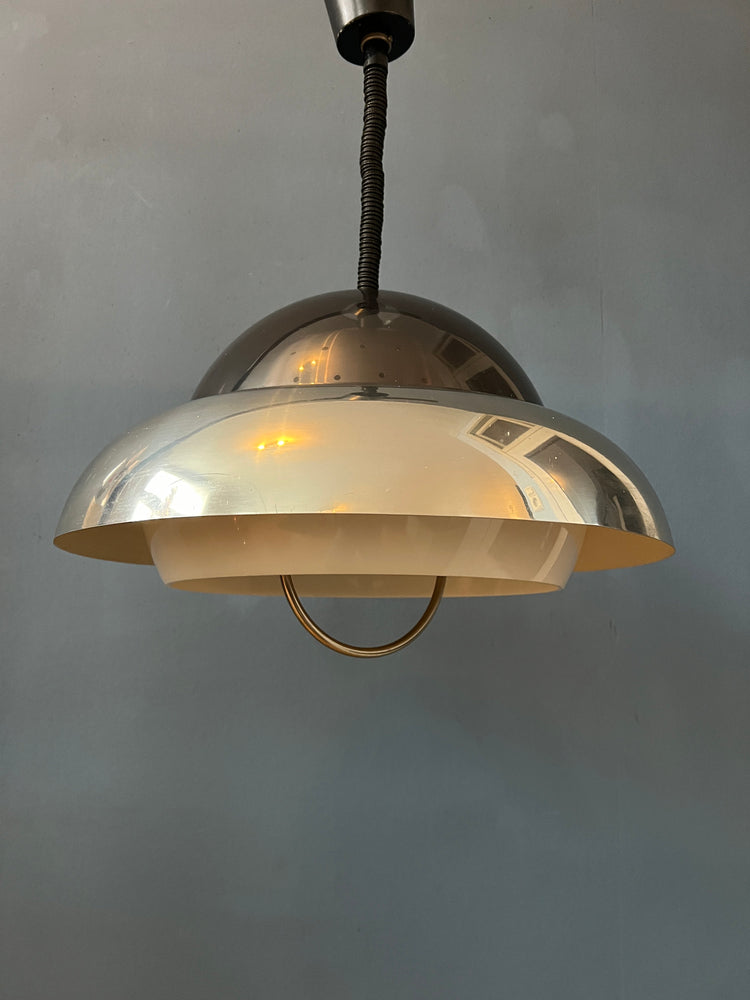 Mid Century Dijkstra Space Age Suspension Pendant Lamp