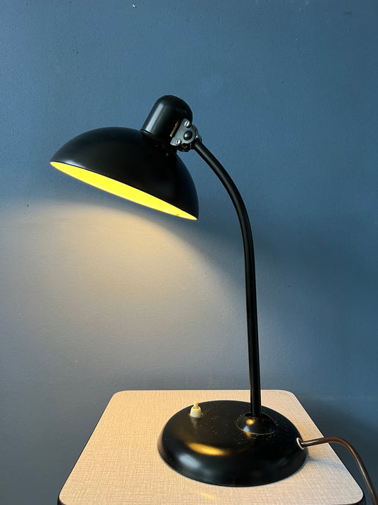 Black Bauhaus Christian Dell Desk Lamp for Kaiser Leuchten