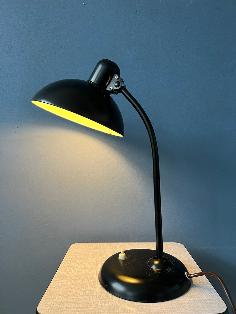 Black Bauhaus Christian Dell Desk Lamp for Kaiser Leuchten