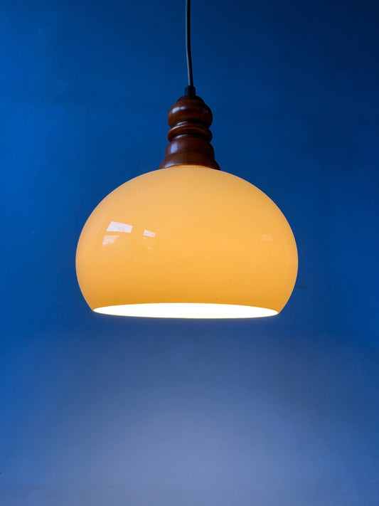 Small Space Age Mushroom Pendant Lamp