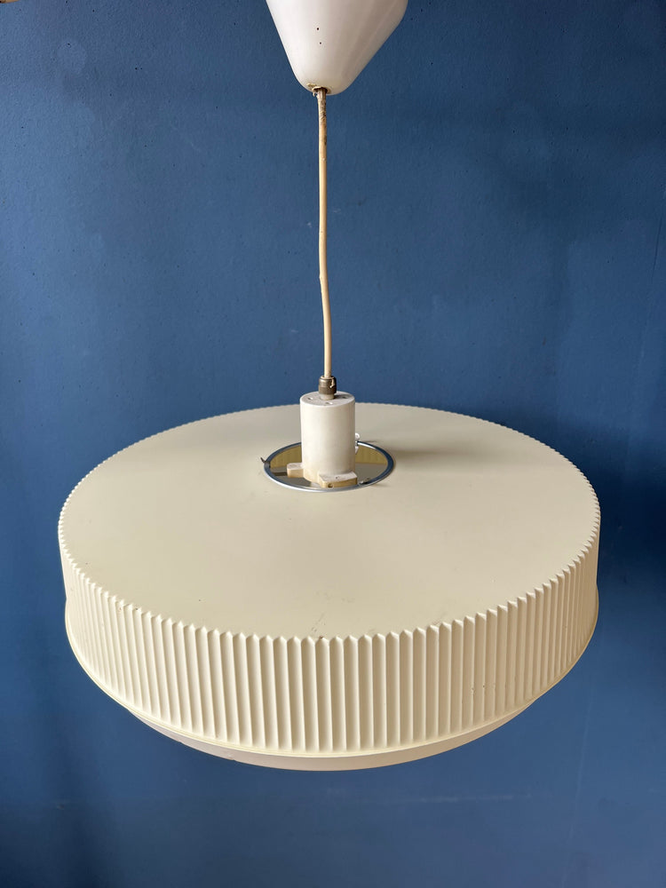 Mid Century Beige Lampion Pendant Lamp