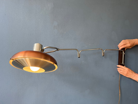 Lakro Swing-Arm Wall Lamp - Space Age Wall Light - UFO Light Fixture