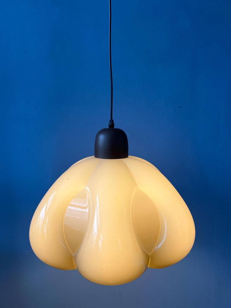 Mid Century Space Age Flower Pendant Lamp by Herda