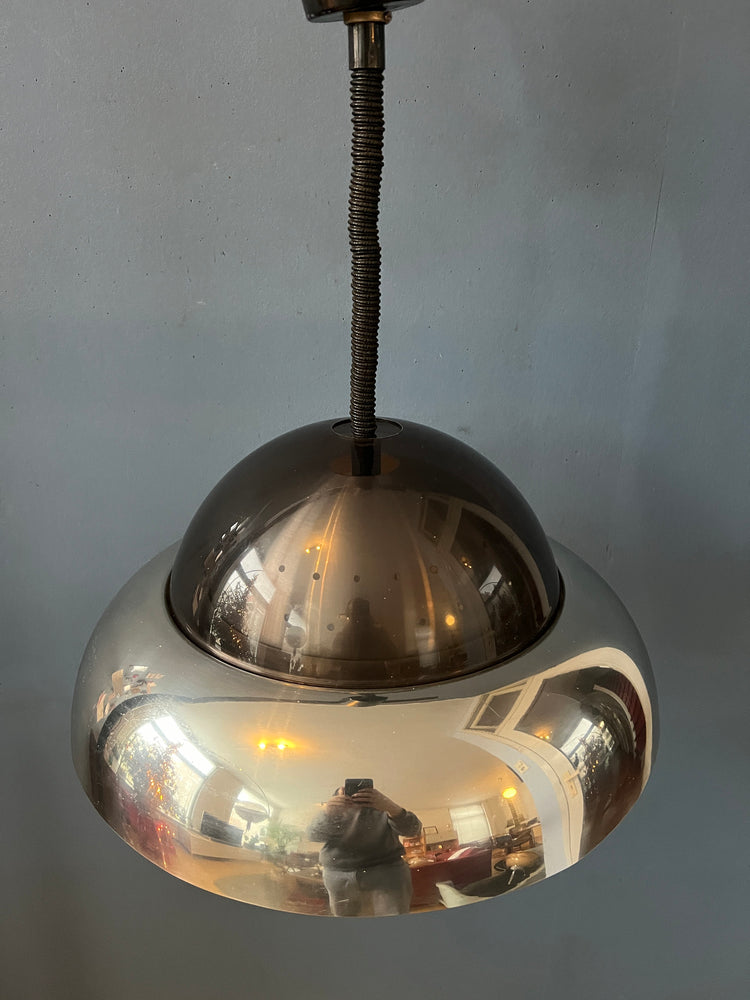 Mid Century Dijkstra Space Age Suspension Pendant Lamp