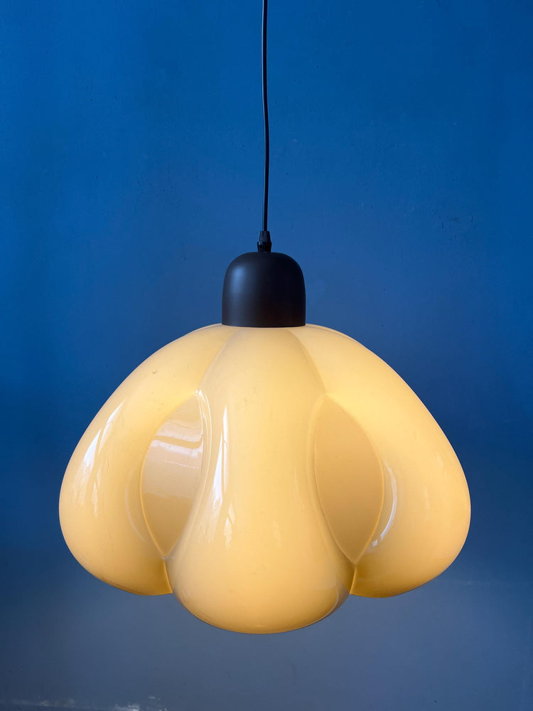 Mid Century Space Age Flower Pendant Lamp by Herda