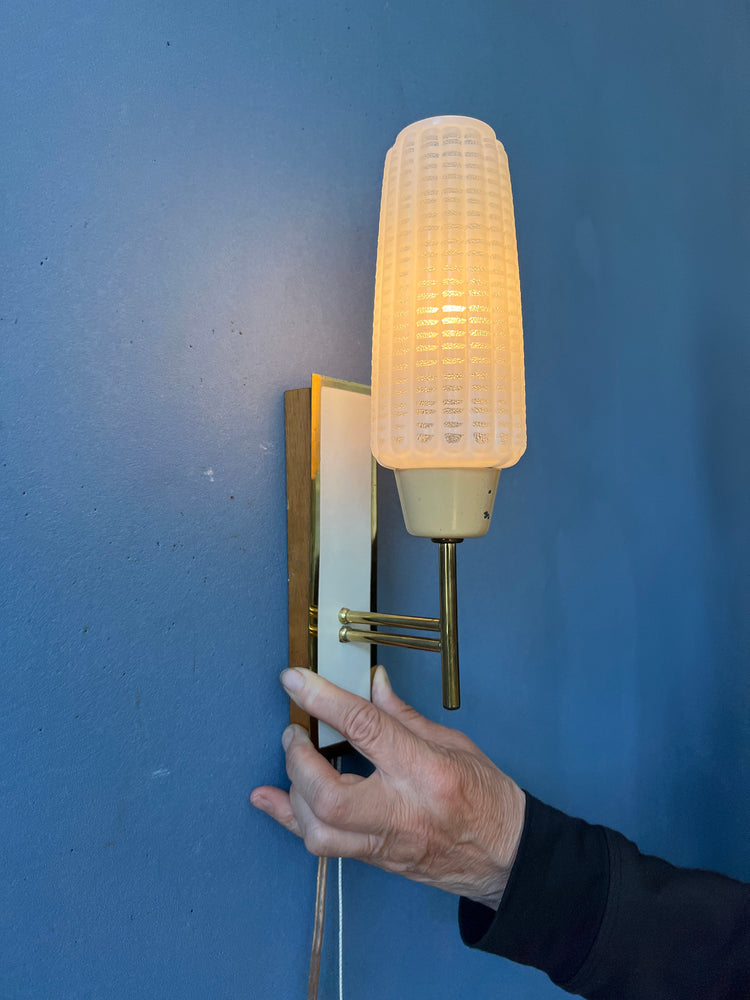 Mid Century Sconce - Glass Wall Lamp - Scandinavian Light Fixture
