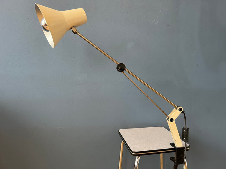 Mid Century Adjustable Clamp Desk Lamp