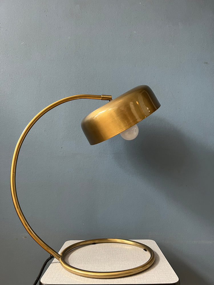 Mid Century Brass Desk Lamp