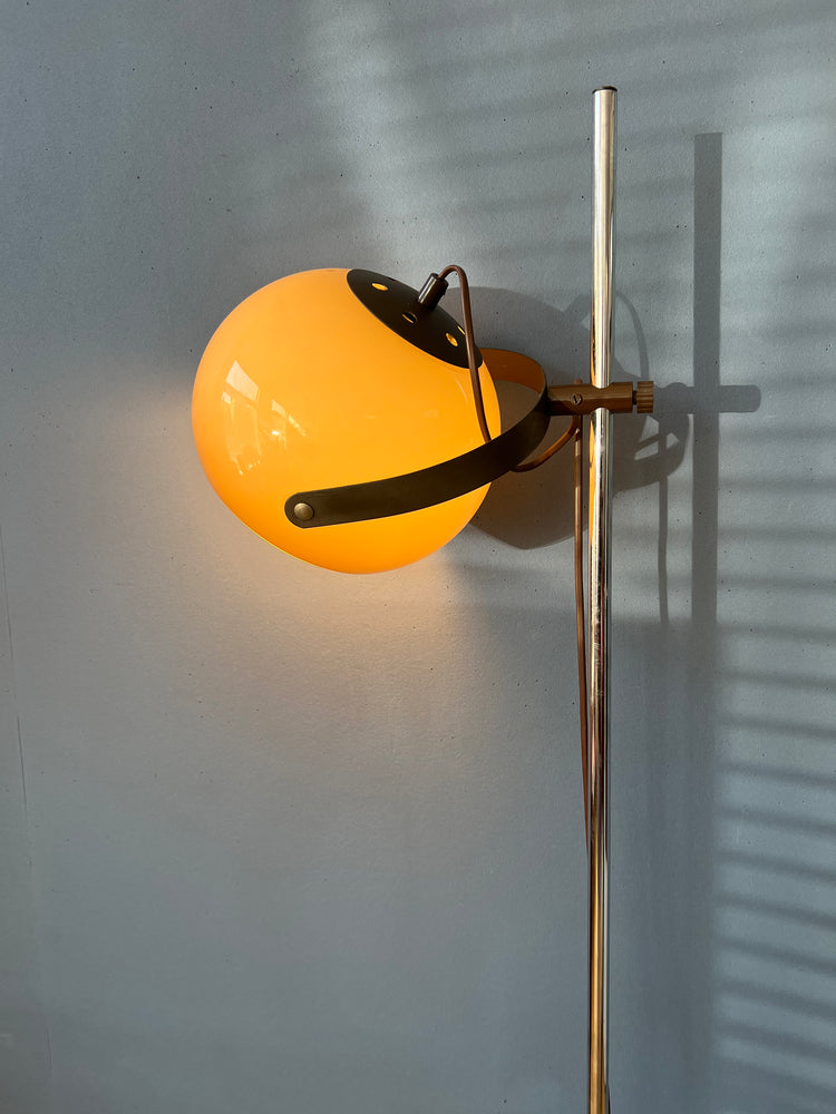 Mid Century Dijkstra Mushroom Floor Lamp | Space Age Standing Light