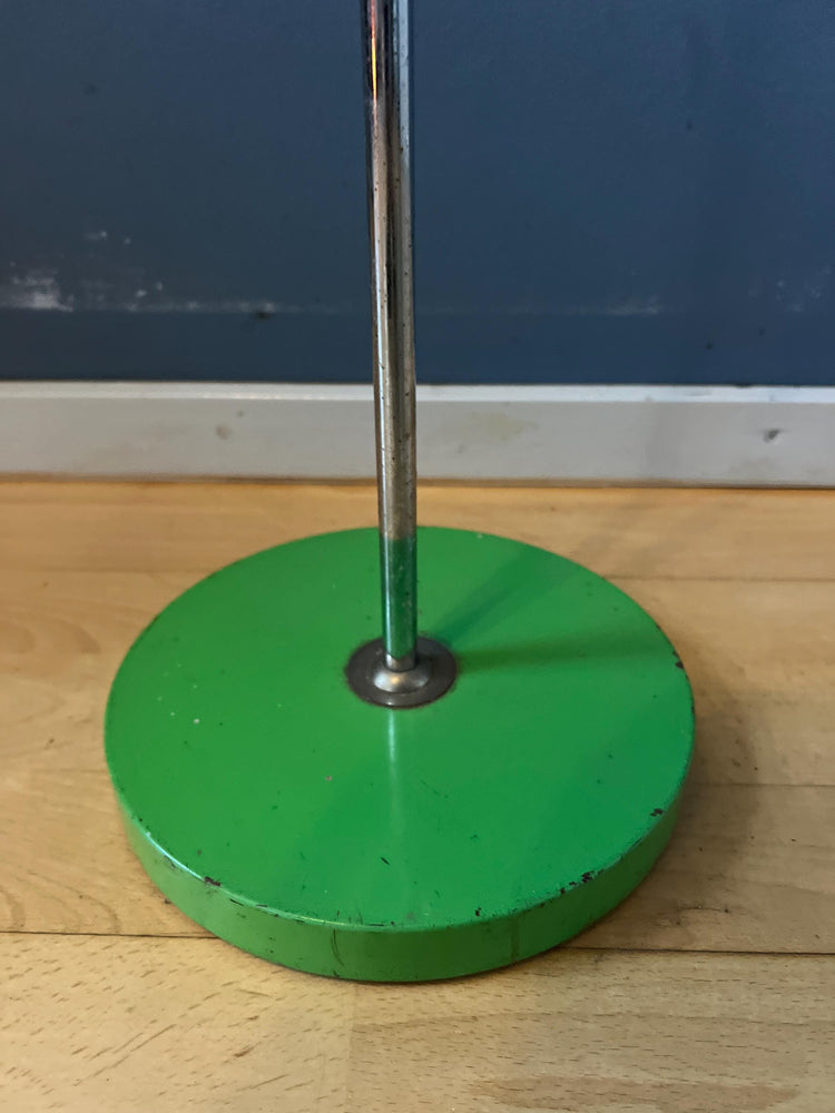 Vintage Mid Century Apple Green Adjustable Floor Lamp