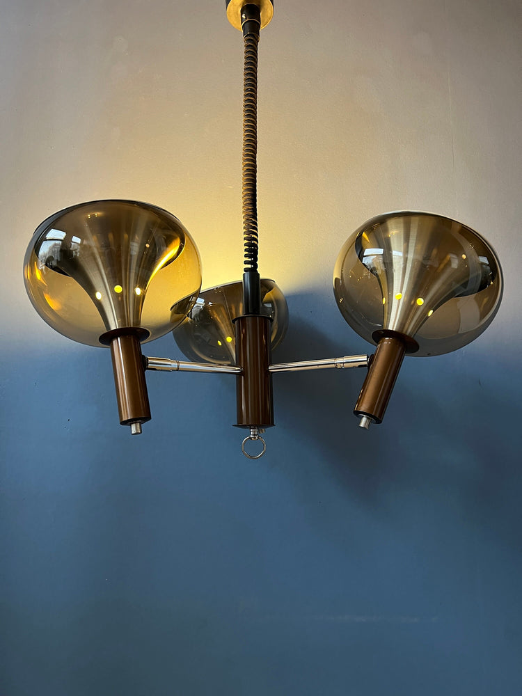 Vintage Dijkstra Space Age Pendant Lamp / Chandelier