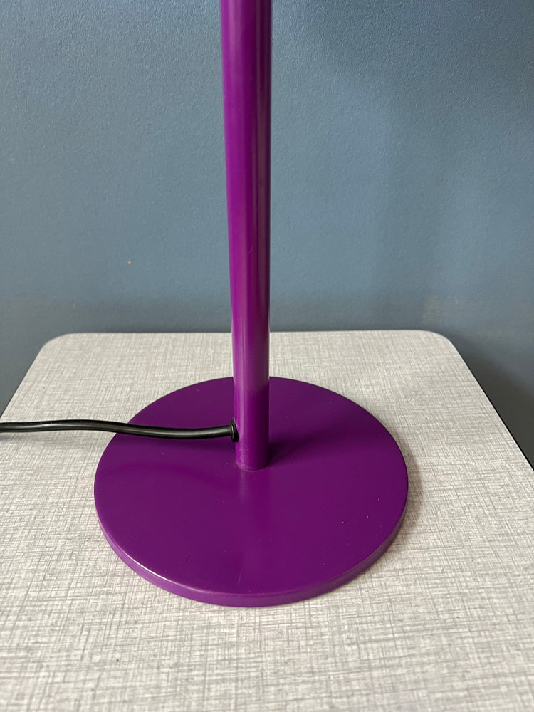 Mid Century Space Age Purple Table Lamp