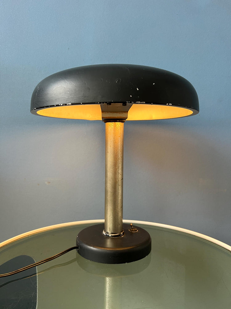 Original 30s Black Bauhaus Desk Lamp