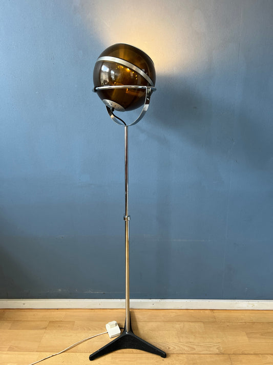 Raak Globe Eyeball Floor Lamp - Space Age Standing Light - Frank Ligtelijn