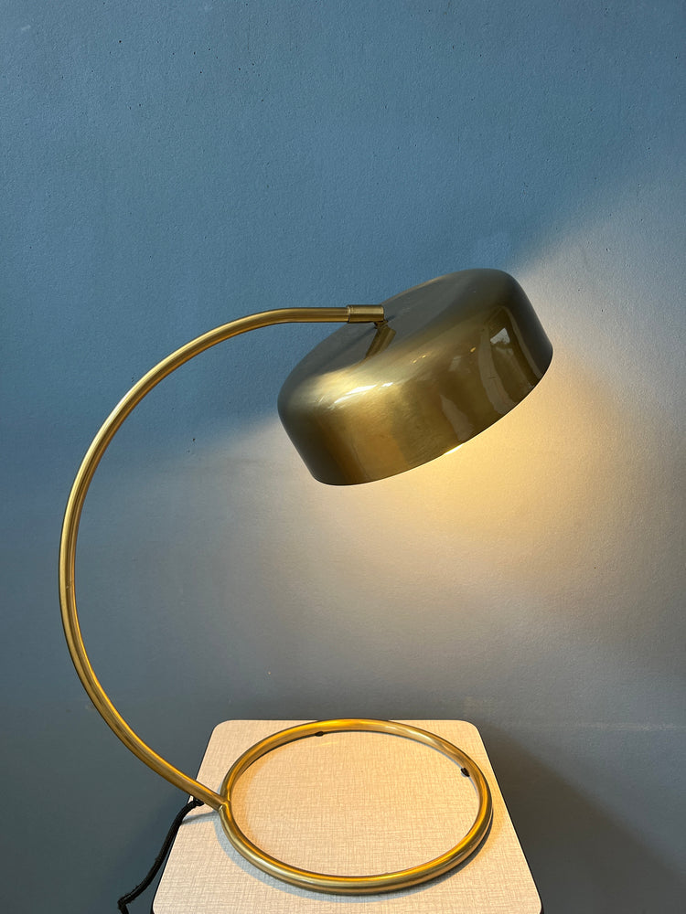 Mid Century Brass Desk Lamp