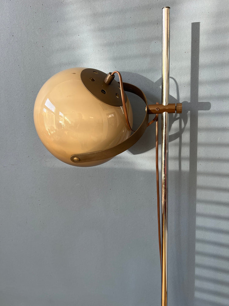 Mid Century Dijkstra Mushroom Floor Lamp | Space Age Standing Light