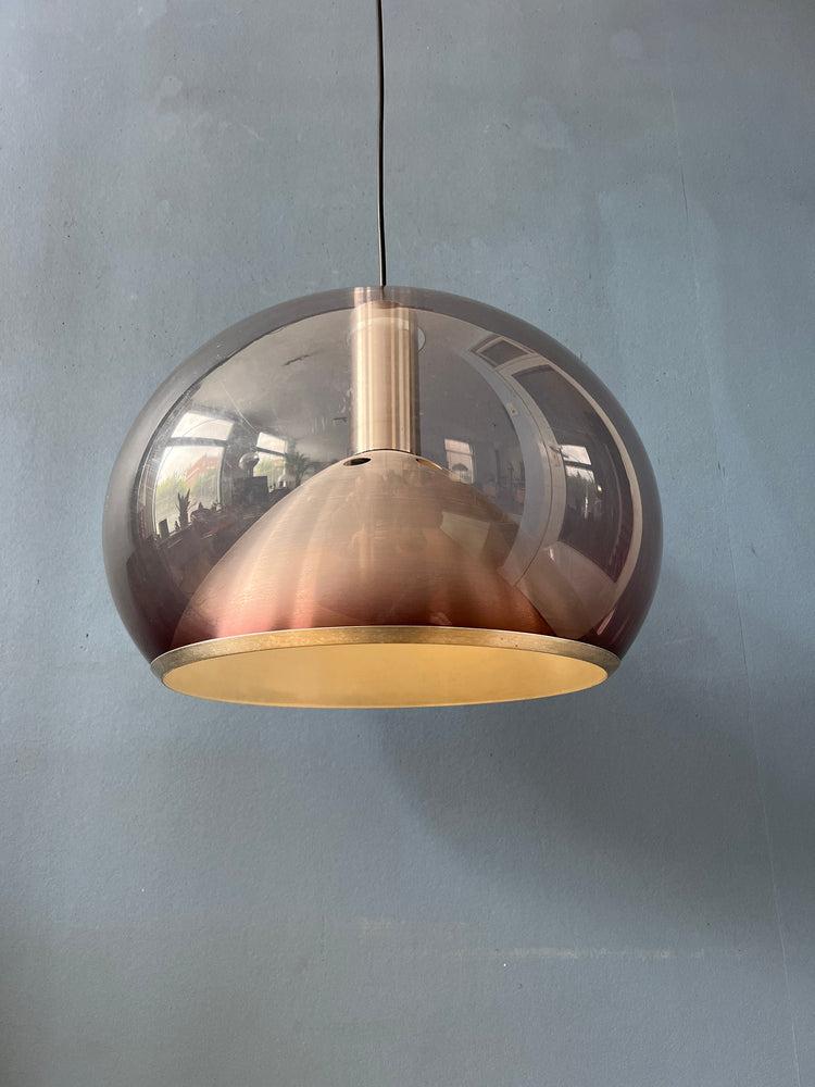 Mid Century Plexiglass Space Age Mushroom Hanging Lamp