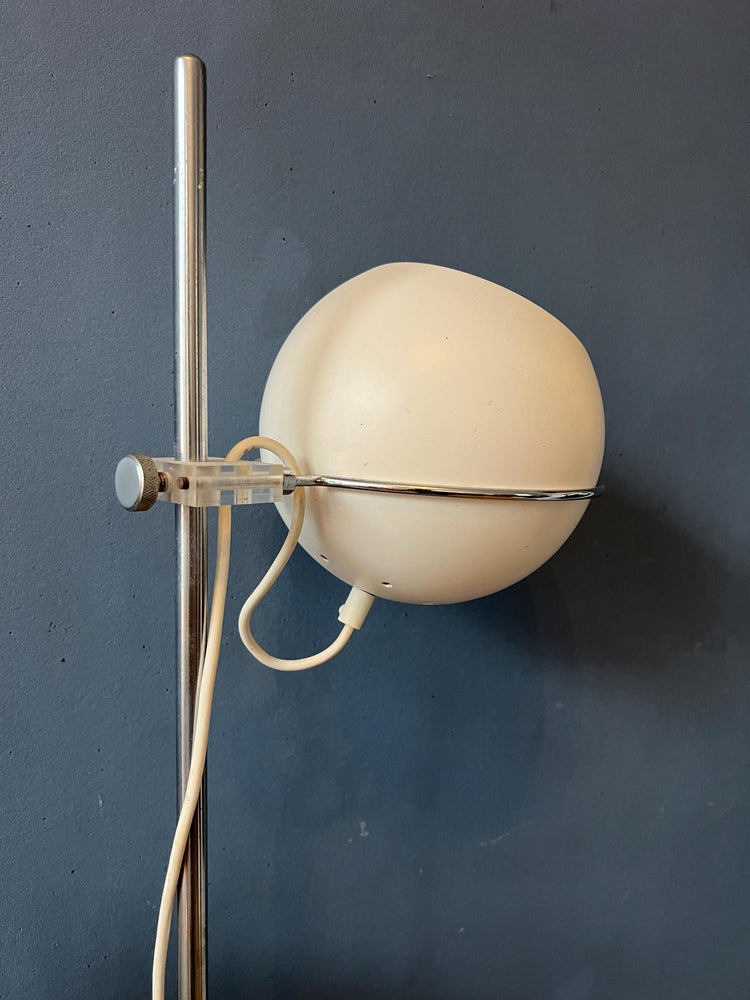 70s Mid Century Beige GEPO Eyeball Floor Lamp