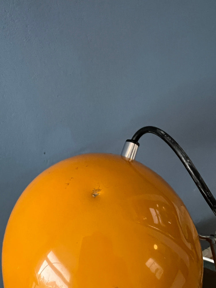 Vintage Yellow GEPO Eyeball Table Lamp