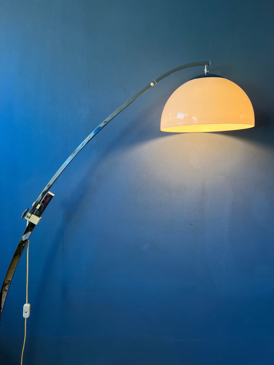 Mid Century Sölken Leuchten Space Age Arc Floor Lamp