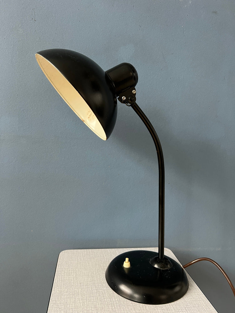 Black Bauhaus Christian Dell Desk Lamp for Kaiser Leuchten