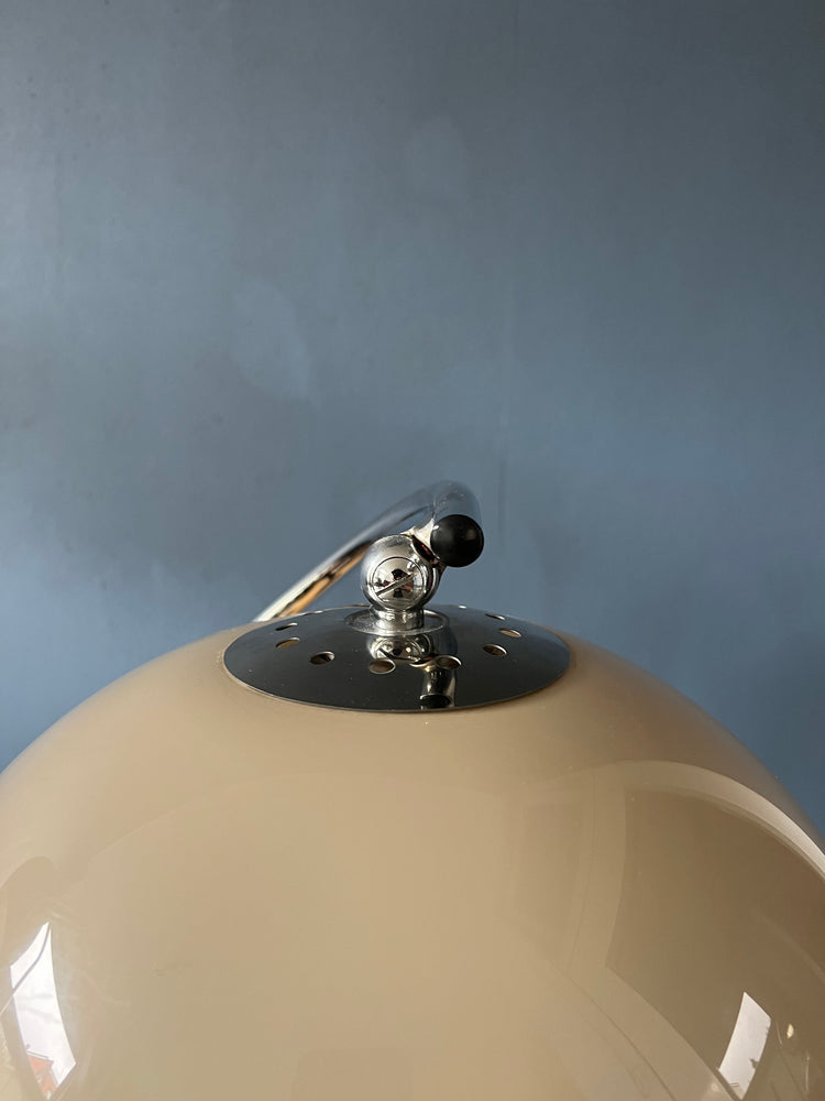 Vintage Dijkstra Mushroom Swing Arm Space Age Floor Lamp