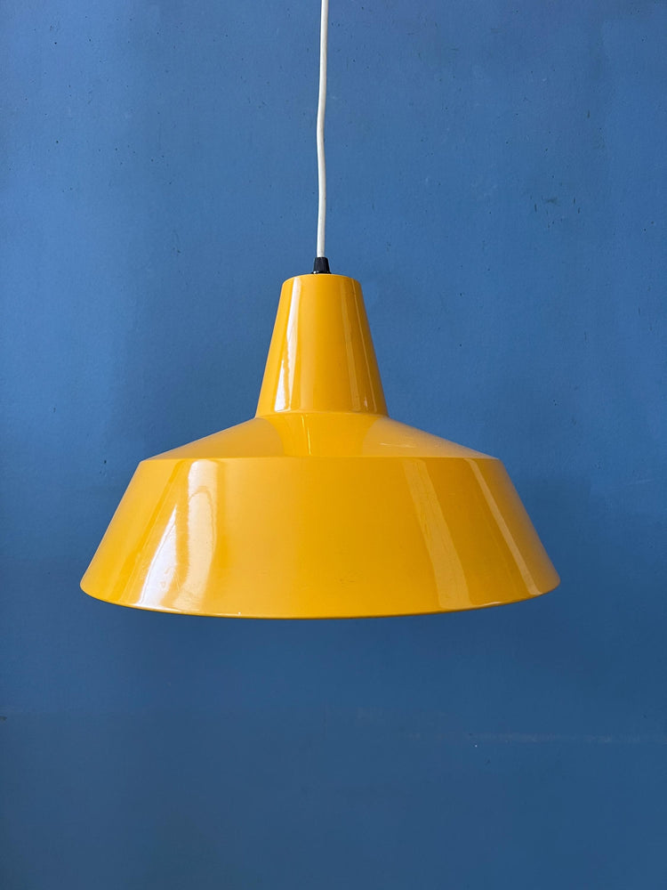 Yellow Louis Poulsen Arbejdspendel Style Industrial Pendant Lamp