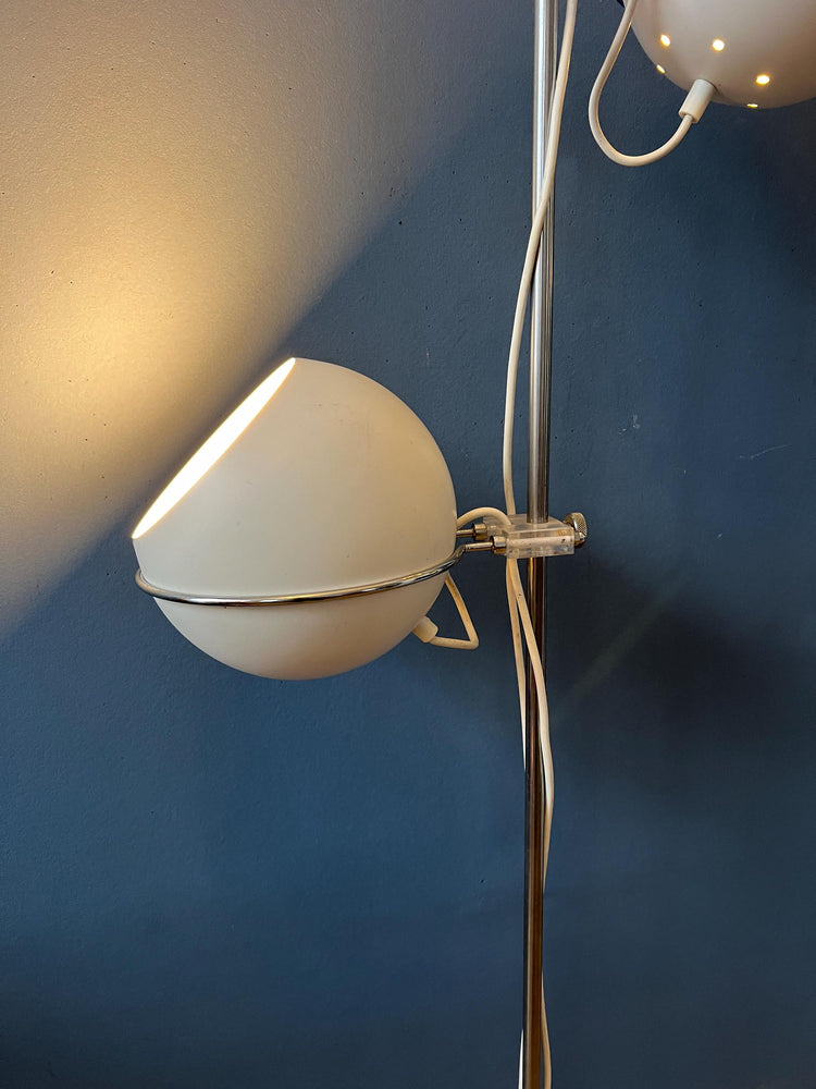 70s Mid Century Beige GEPO Eyeball Floor Lamp