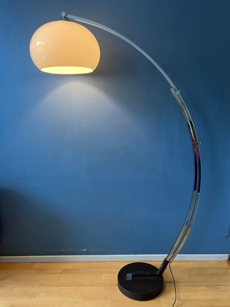 Mid Century Goffredo Reggiani Space Age Arc Floor Lamp