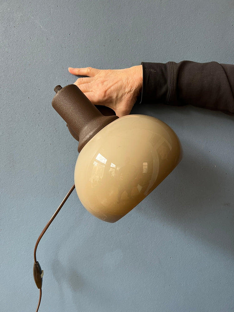 Mushroom Wall Lamp - Space Age Sconce - Beige Herda Light