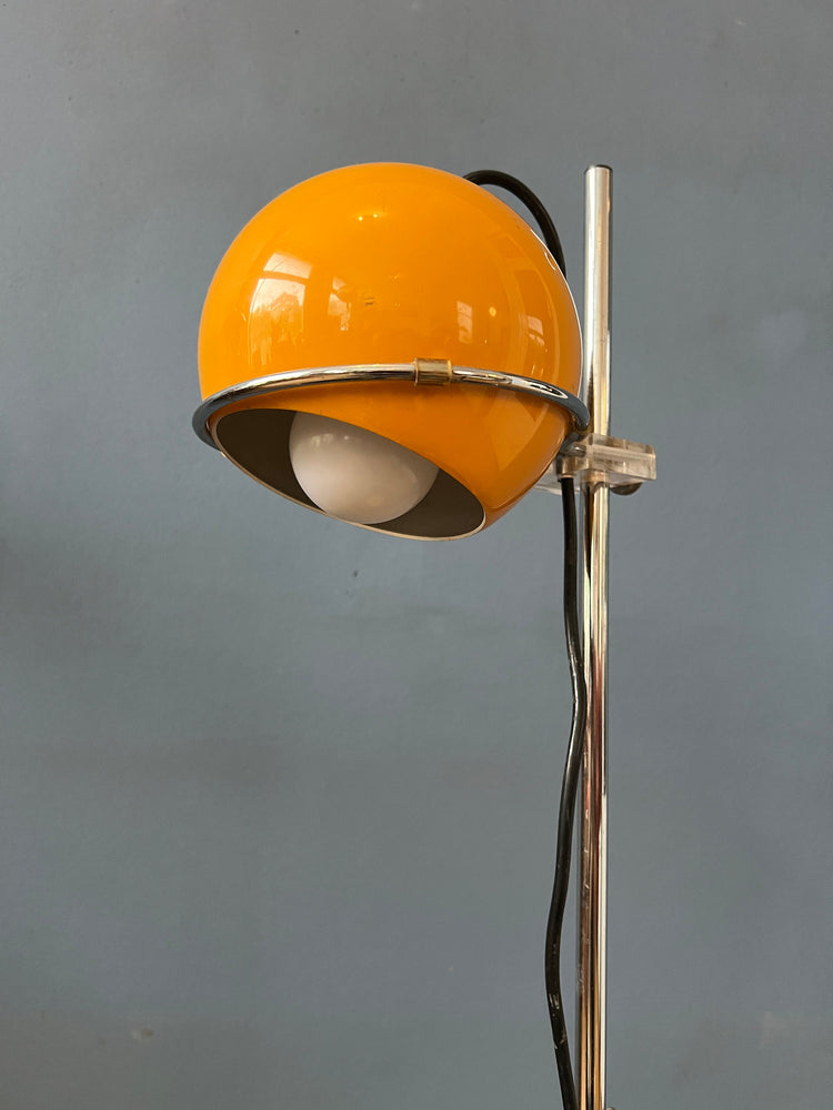 Vintage Yellow GEPO Eyeball Table Lamp