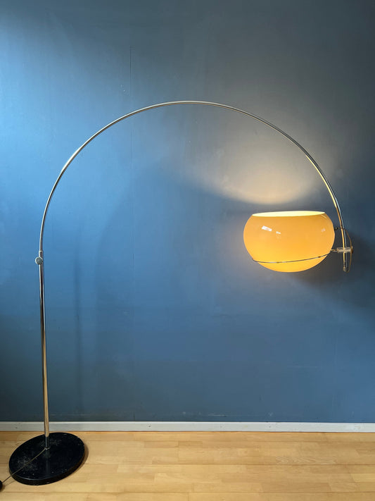 Mid Century Space Age Mushroom Arc Floor Lamp by GEPO