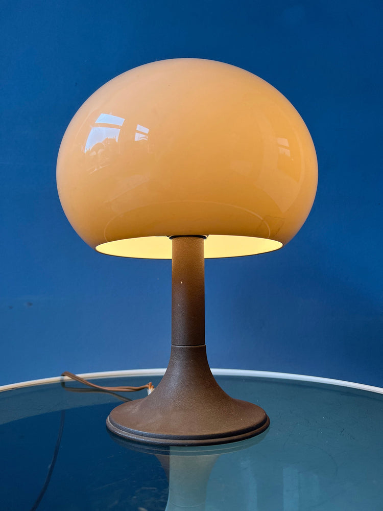 Herda Mushroom Table Lamp - Beige Space Age Desk Light