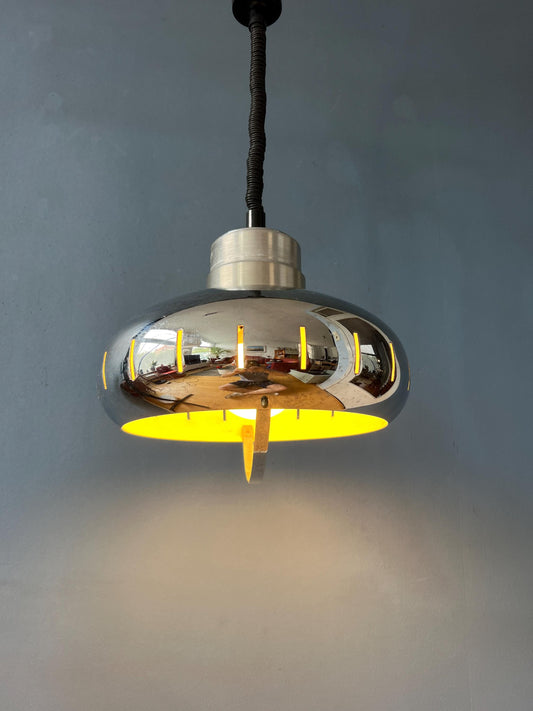 Mid Century Metal UFO Herda Pendant Lamp