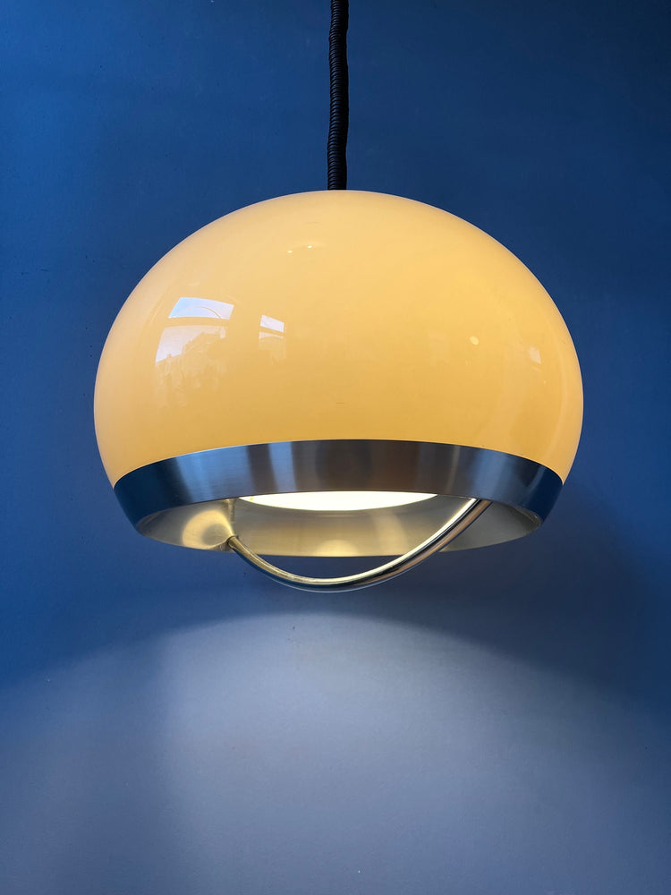 Vintage Dijkstra Space Age Mushroom Pendant Lamp Guzzini Style