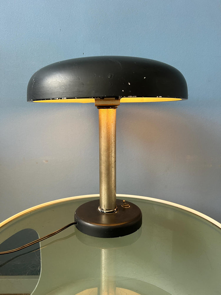 Original 30s Black Bauhaus Desk Lamp