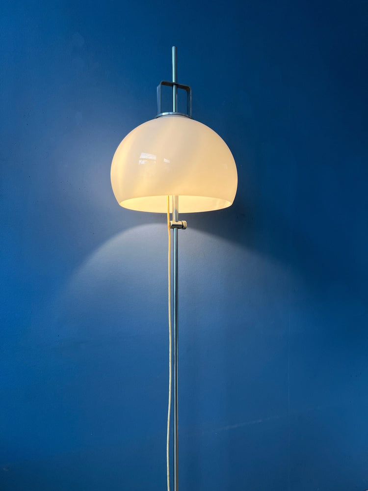 Mid Century Guzzini Style Space Age Floor Lamp Model 'Lucerna'