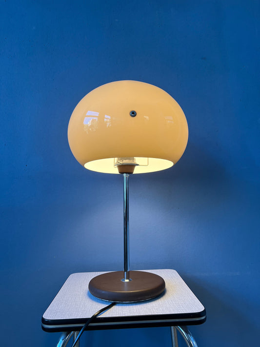 Vintage Dijkstra Mushroom Table Lamp | Space Age Desk Lamp | Mid Century Lamp