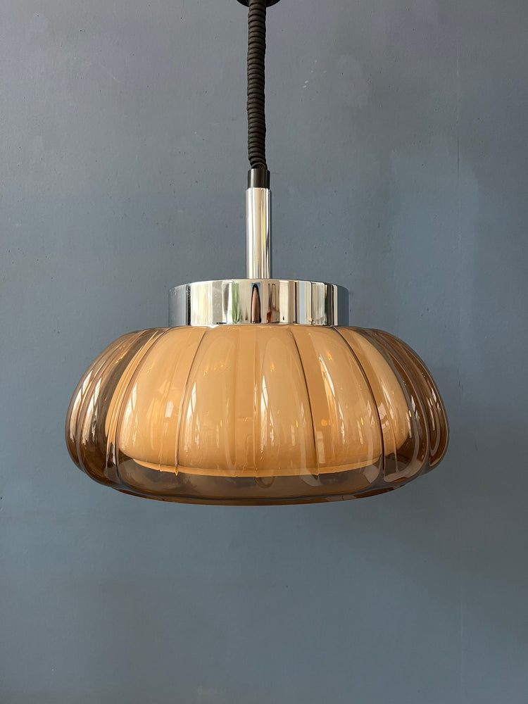 Mid Century Dijkstra Flower Space Age Pendant Lamp