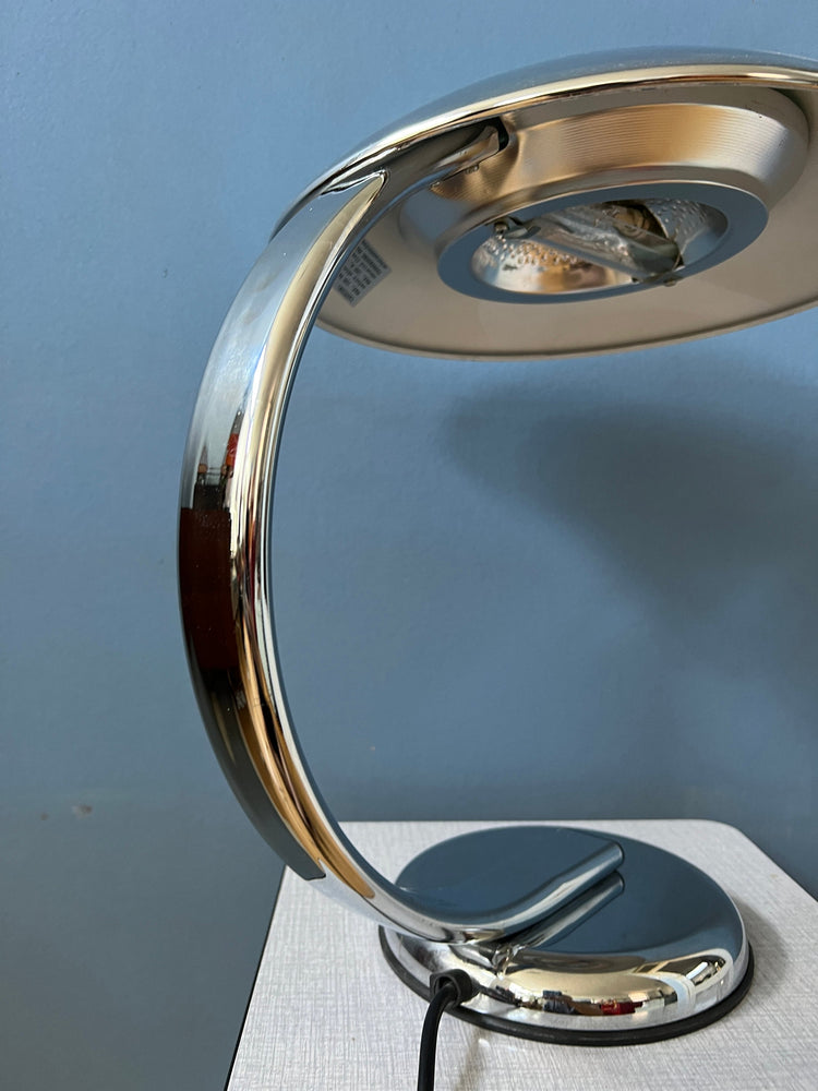 Chrome Post Modern Desk Lamp - Bauhaus Style Table Lamp