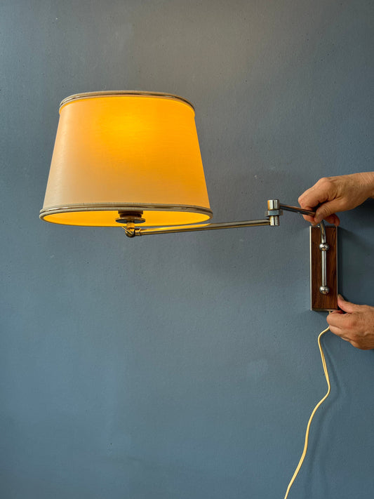 Mid Century Swing Arm Wall Lamp